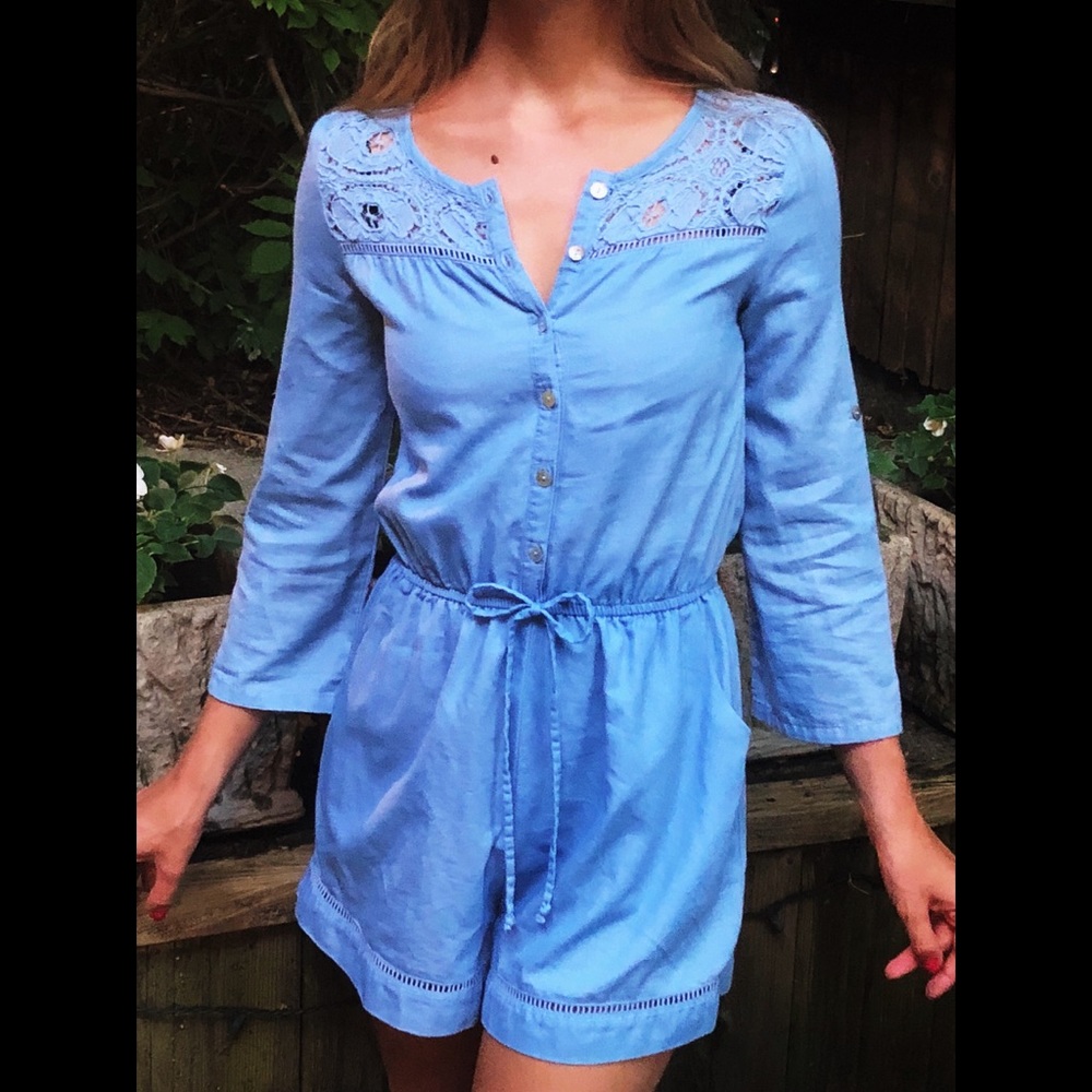 Floral Lace Romper